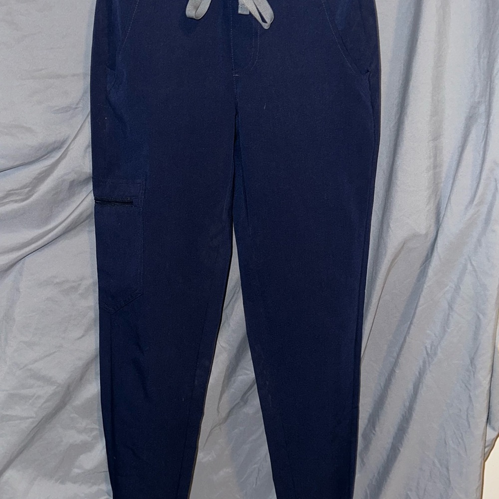 Figs Deep Blue Cargo Scrub Pants